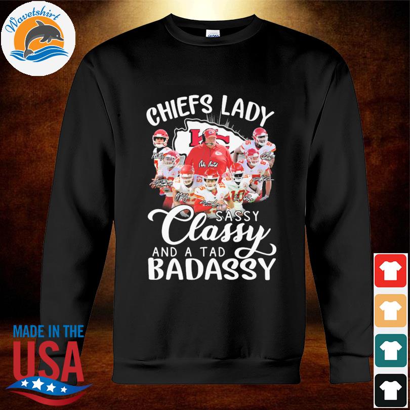 Pittsburgh Steelers lady sassy classy and a tad badassy signatures shirt,  hoodie, sweater, long sleeve and tank top