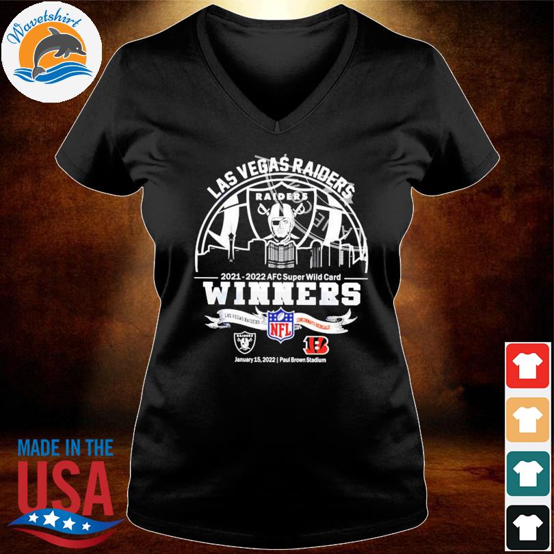 Las Vegas Raiders Winners 2022 Super Wild Card Unisex T-Shirt - REVER LAVIE