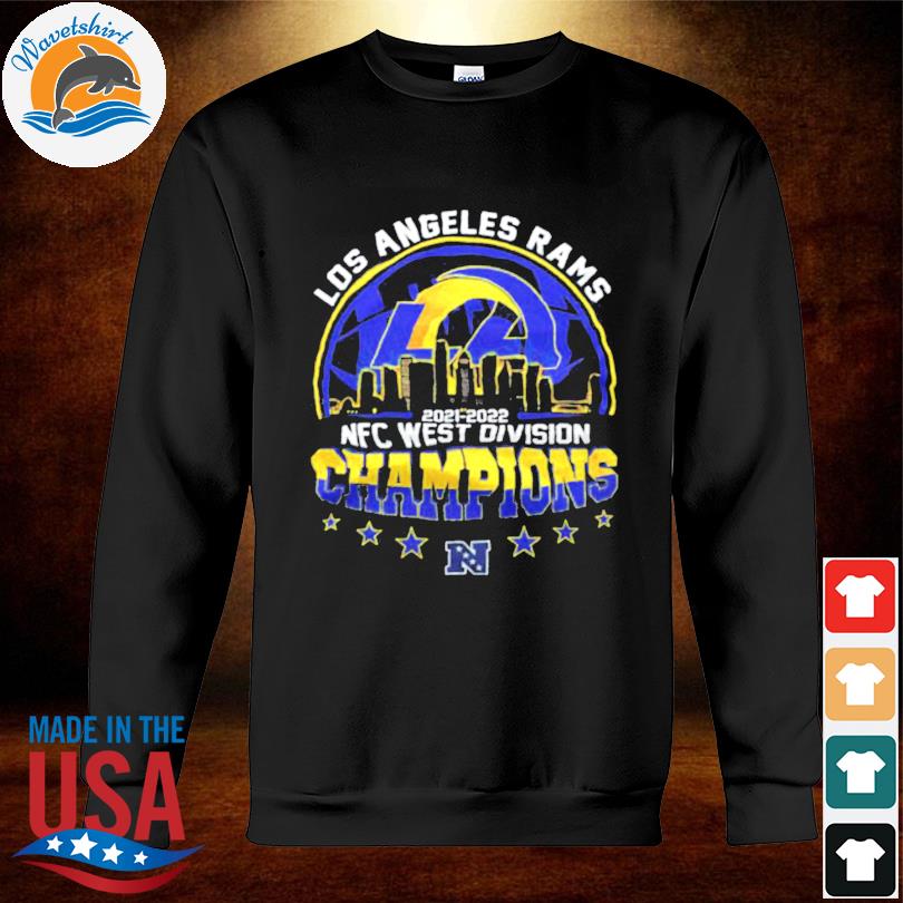 Rams 2021 nfc west division champions shirt, hoodie, sweater, long sleeve  and tank top