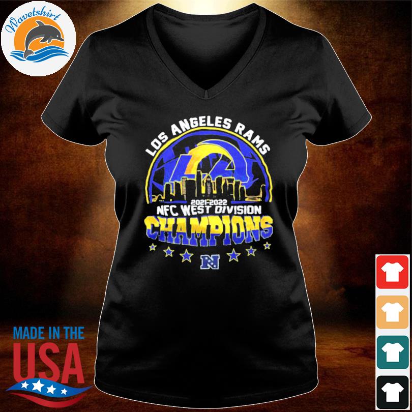 Los Angeles Rams 2021 NFC West Division Champions royal t-shirt
