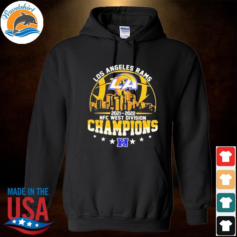 Los Angeles Rams 2021 NFC west division champions shirt, hoodie, sweater,  long sleeve and tank top