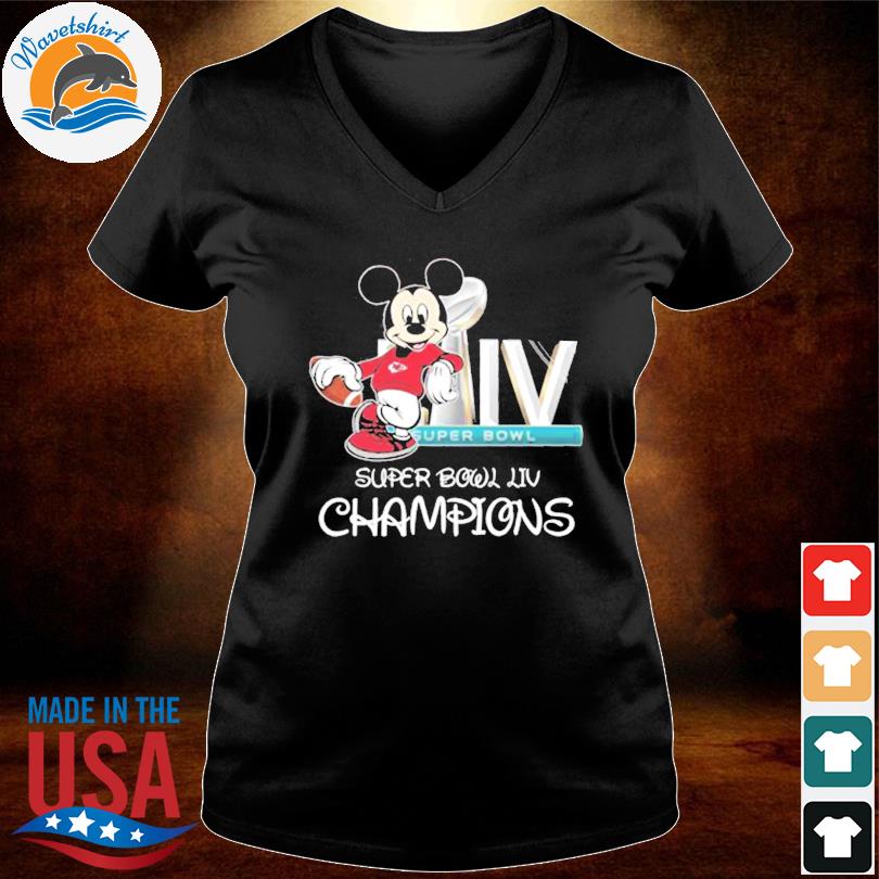 Mickey Mouse Super Bowl LIV Champions Kansas City Chiefs shirt, hoodie