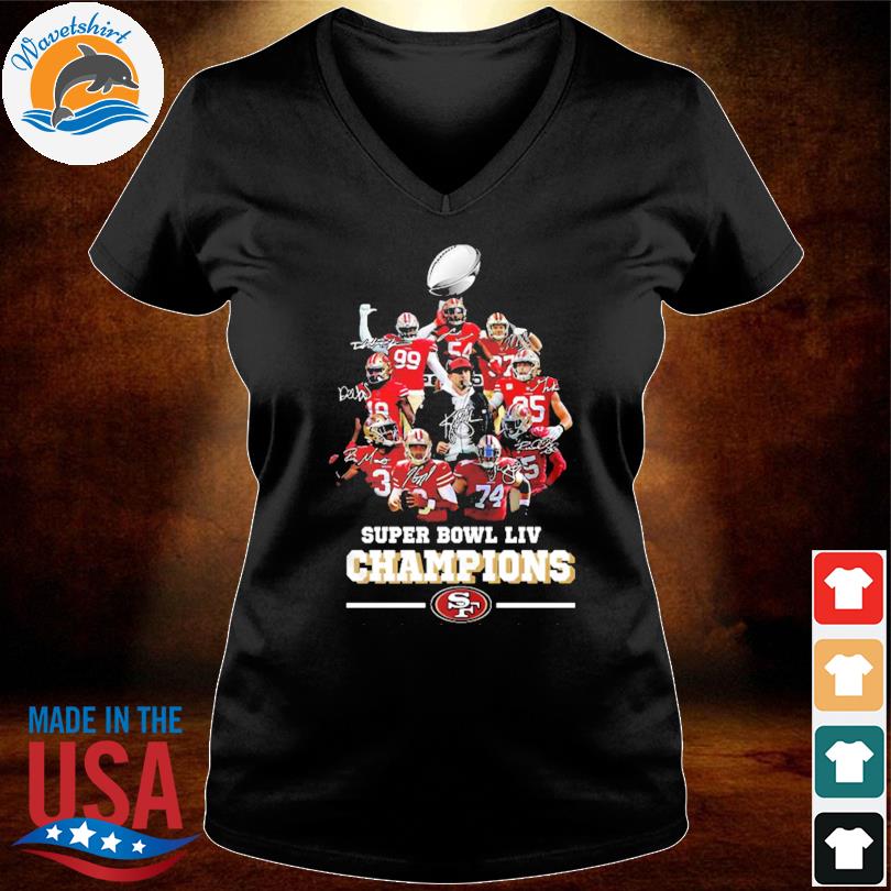 San francisco 49ers champions 2022 trophy super bowl fan shirt