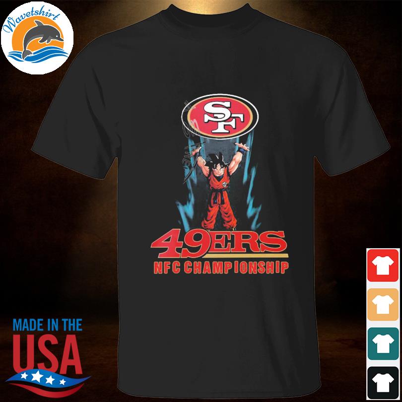 Son Goku San Francisco 49ers 2021 2022 NFC Championship T-Shirt, hoodie,  sweater, long sleeve and tank top