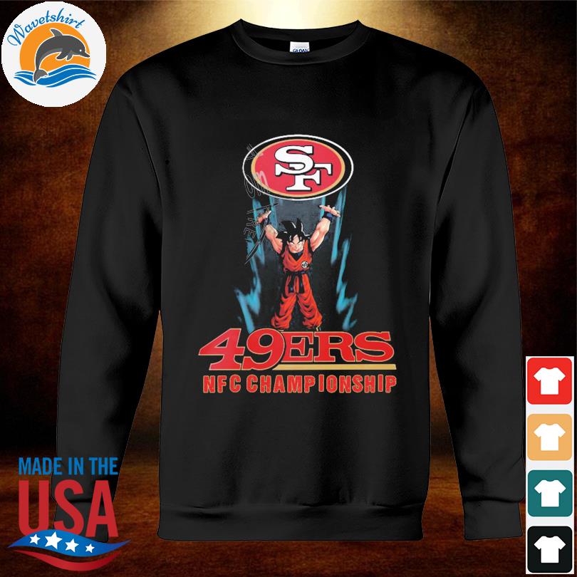 Son Goku San Francisco 49ers 2021 2022 NFC Championship T-Shirt - REVER  LAVIE