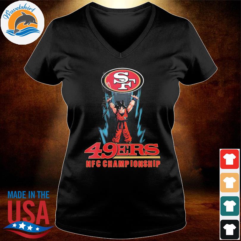 Son Goku San Francisco 49ers 2021 2022 NFC Champions Shirt, hoodie,  sweater, long sleeve and tank top