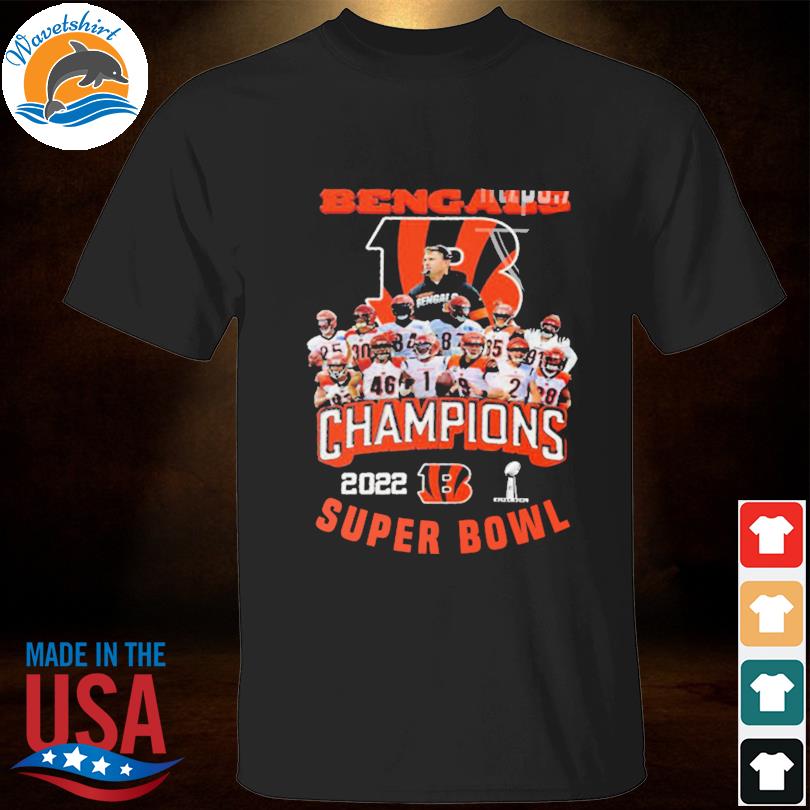 Super bowl 2022 cincinnati bengals champions shirt, hoodie, sweater, long  sleeve and tank top