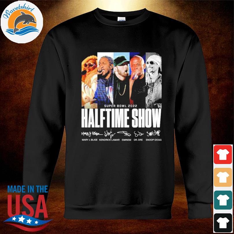 The Super Bowl 2022 Halftime Show Signatures Shirt, hoodie, sweater, long  sleeve and tank top