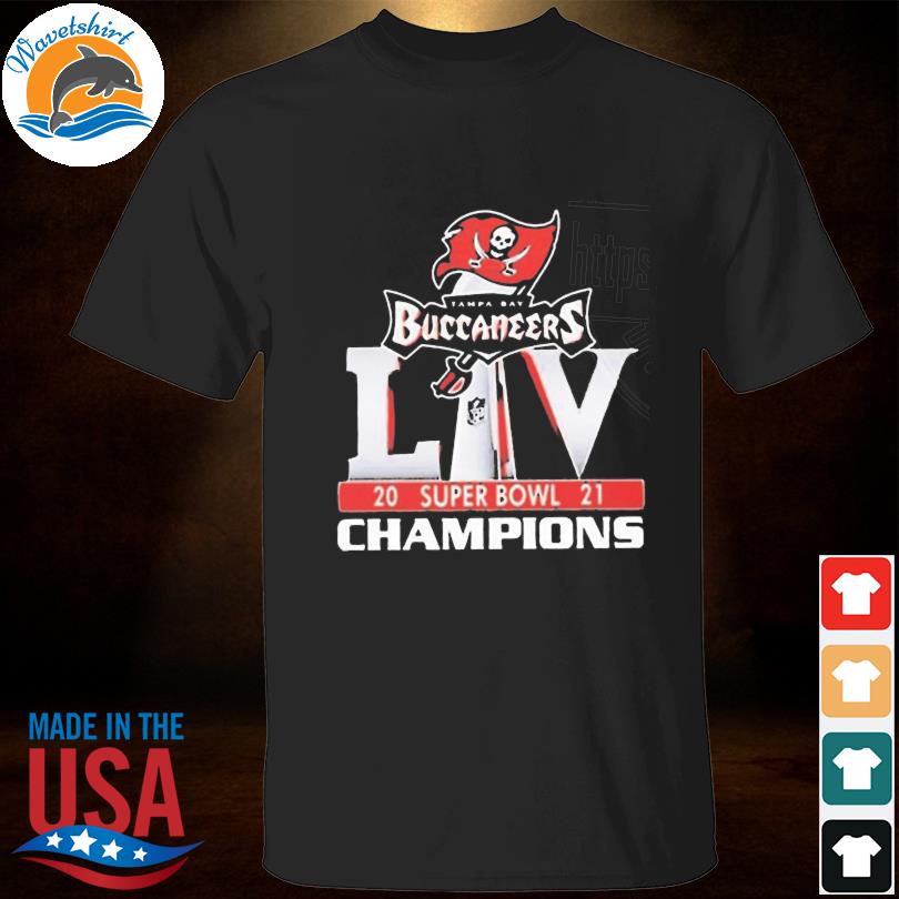 Tampa Bay Buccaneers 2021 2022 Super Bowl LV New Design T-Shirt