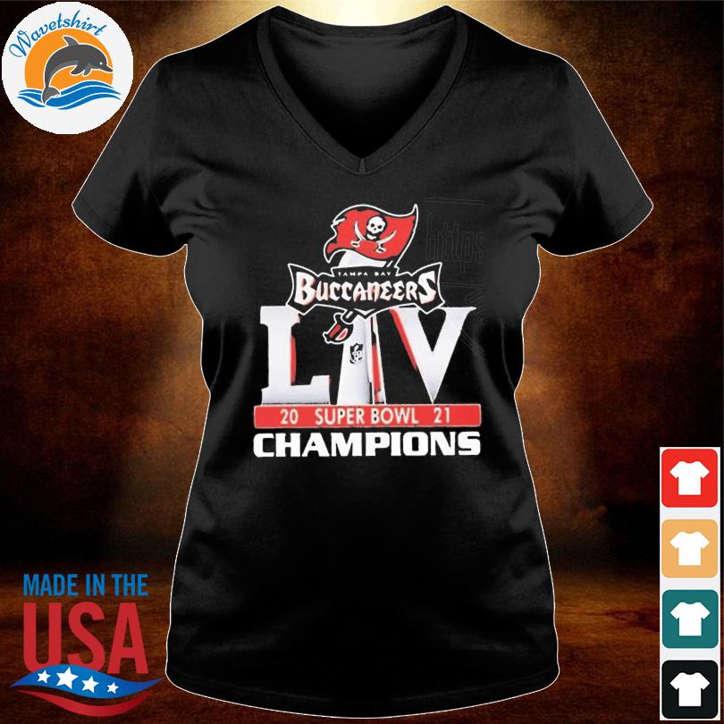 Tampa Bay Buccaneers 2021 2022 Super Bowl LV New Design T-Shirt