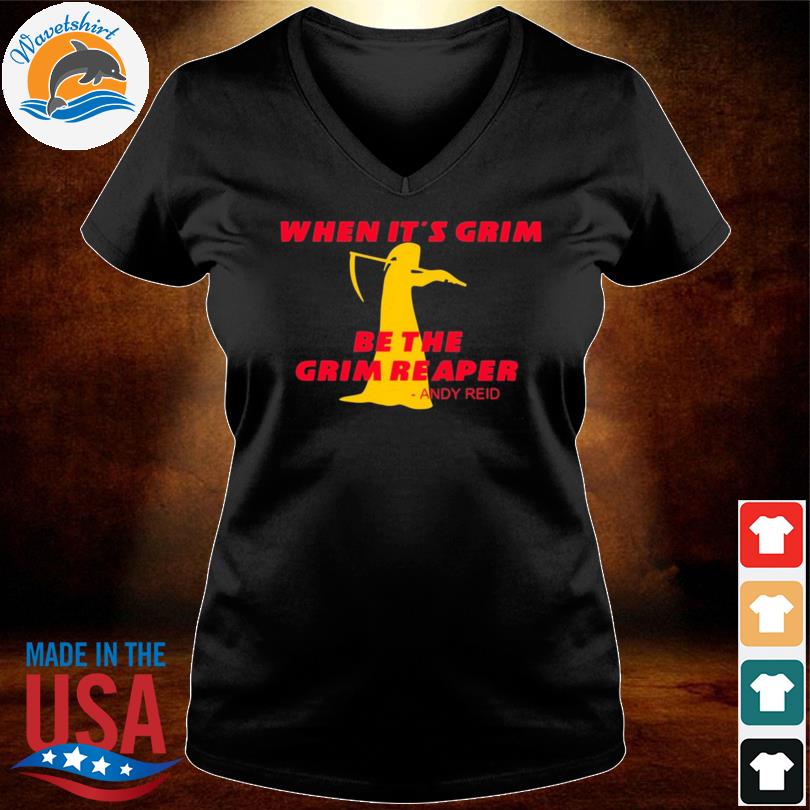 Chiefs Grim Reaper, Kansas City Chiefs, Andy Reid Chiefs Tee Shirt