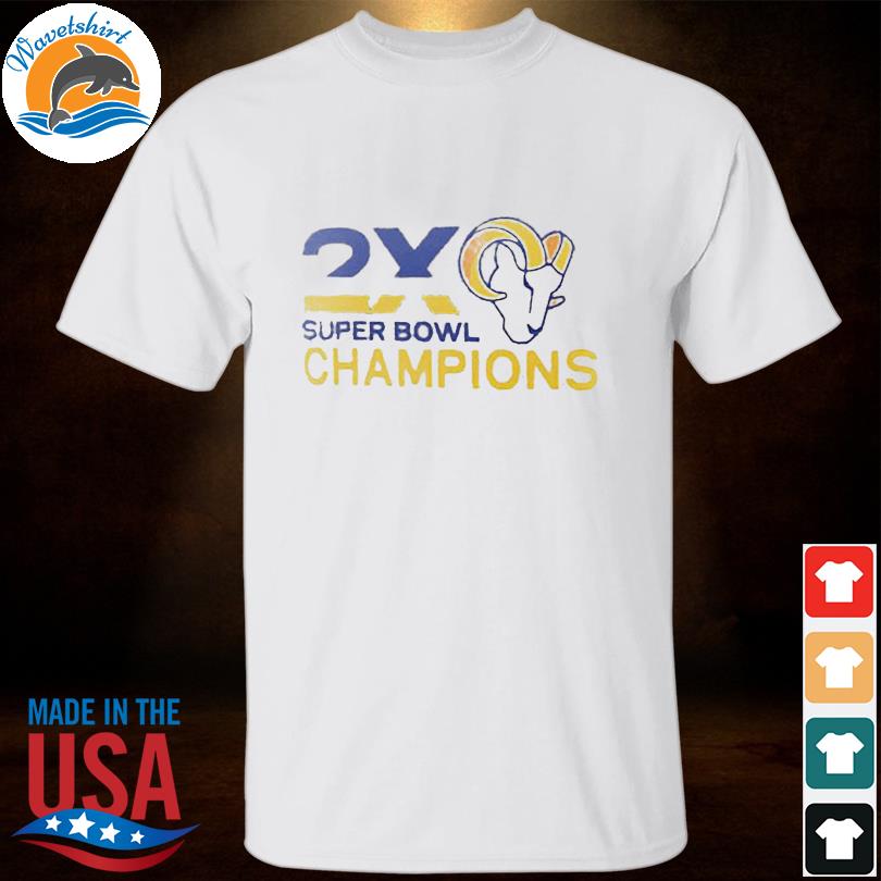 Los Angeles Rams 2 Time Super Bowl Champions shirt, hoodie