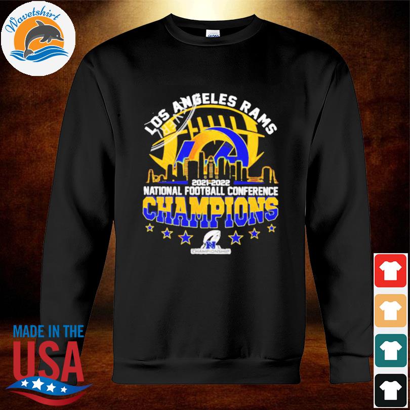 Los Angeles Rams 2021 NFC Champions shirt, hoodie, sweater, long sleeve and  tank top