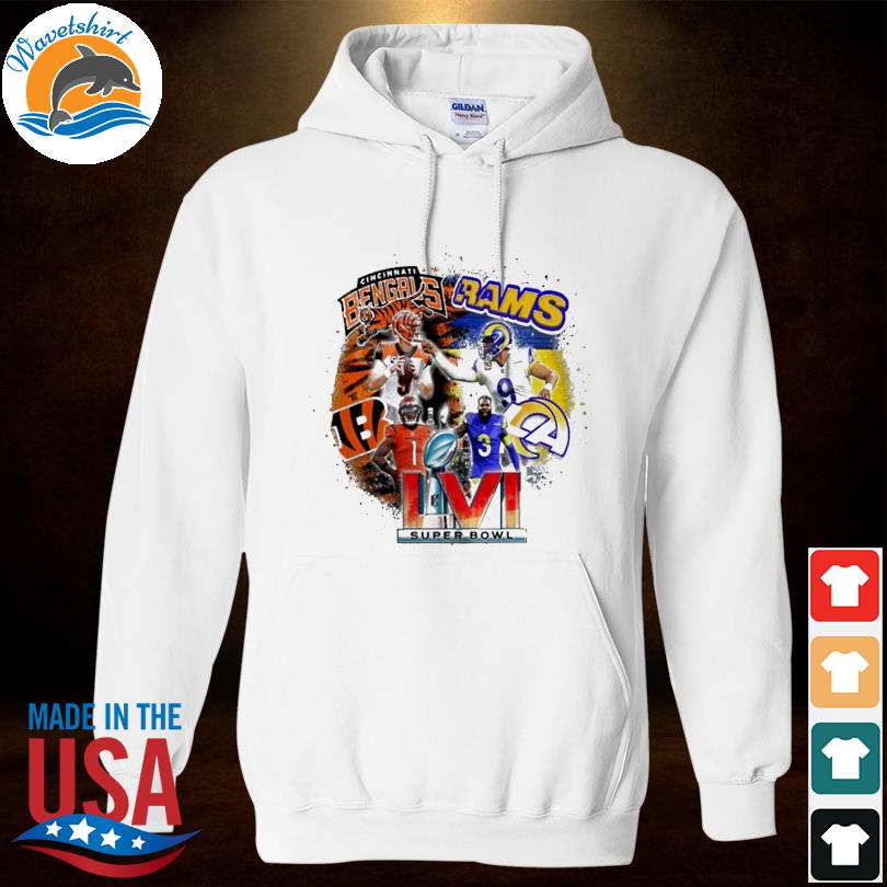 Rams vs bengals football nfl 2022 super bowl shirt, hoodie, sweater, long  sleeve and tank top