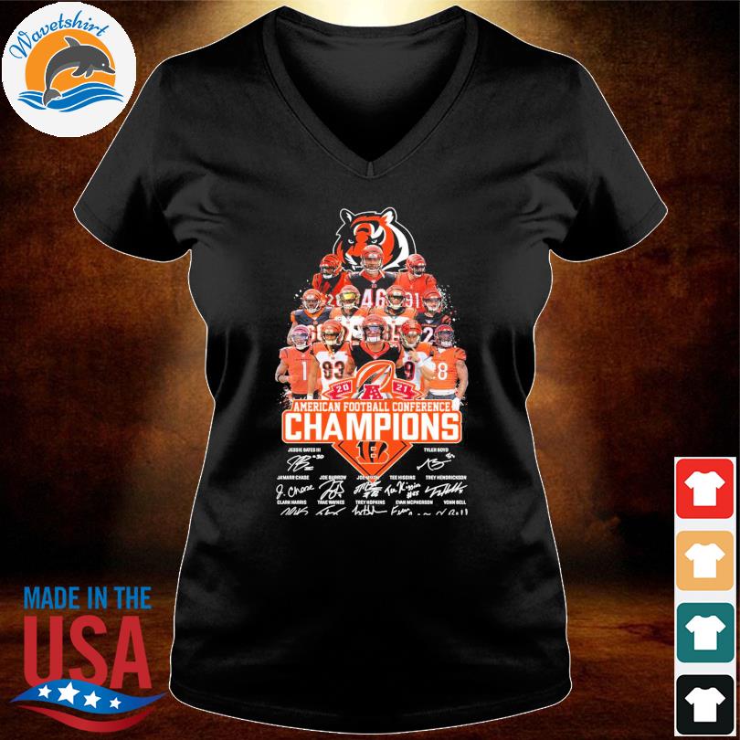 2022 AFC Conference Champions Cincinnati Bengals T-Shirt - REVER LAVIE