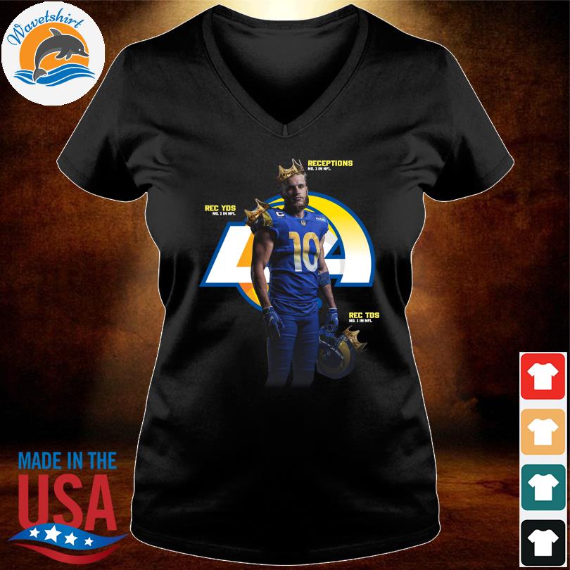 Cooper Kupp Triple Crown 2022 Los Angeles Rams NFL T-Shirt - REVER