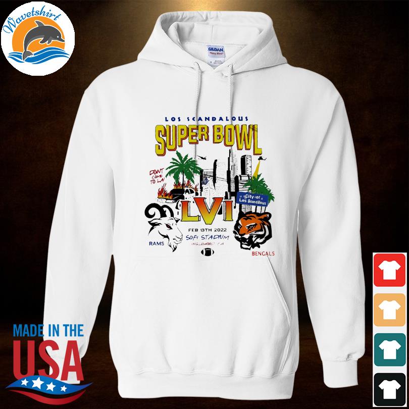 Bengals vs Rams Super Bowl LVI Hollywood 2022 NFL Shirt, hoodie, sweater,  long sleeve and tank top