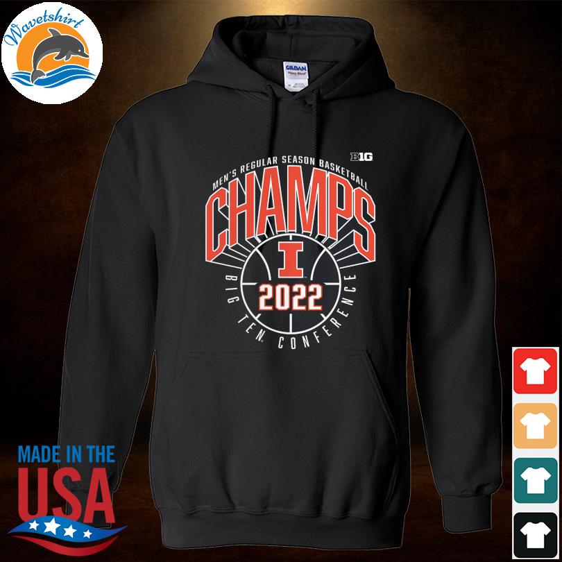 Illinois Fighting Illini 2022 B1G Men's Basketball Champions Shirt, hoodie,  sweater, long sleeve and tank top