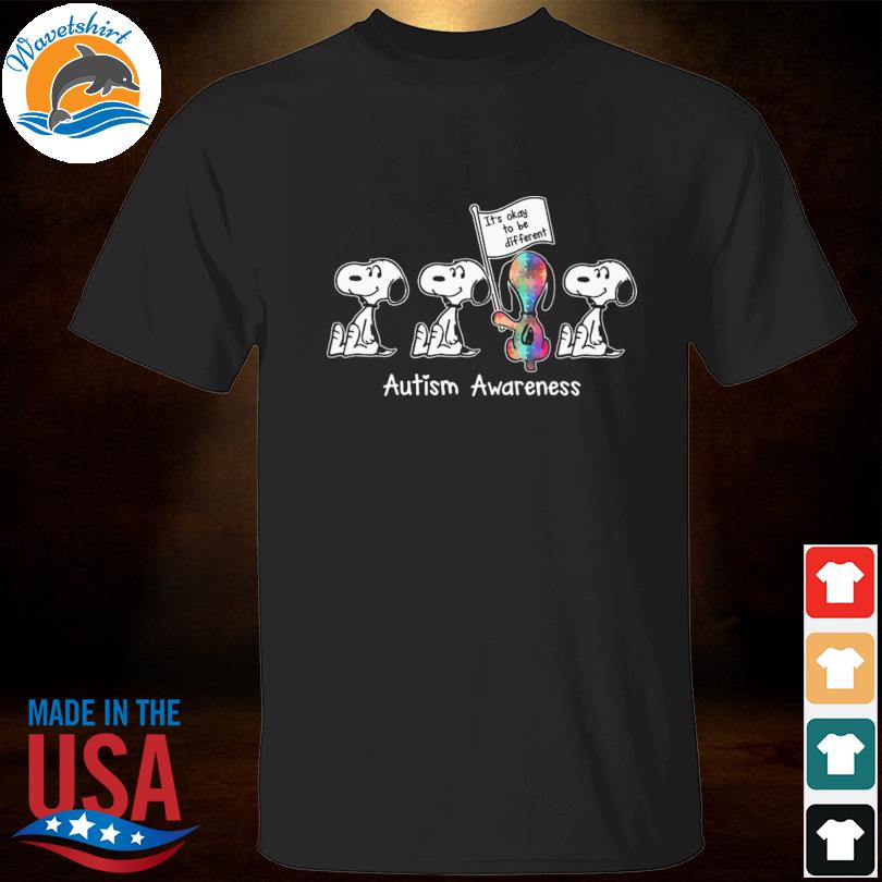 snoopy autism shirt