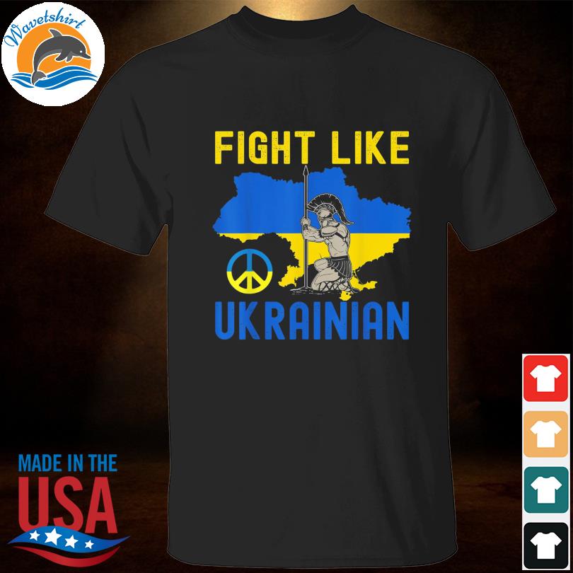 Stop putin fight like ukrainian I stand with ukraine peace shirt ...