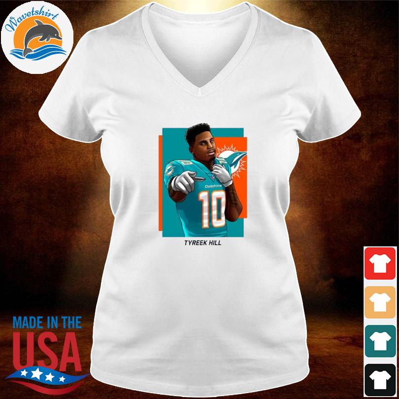 Tyreek Hill South Beach Cheetah To Miami Dolphins T-shirt - REVER