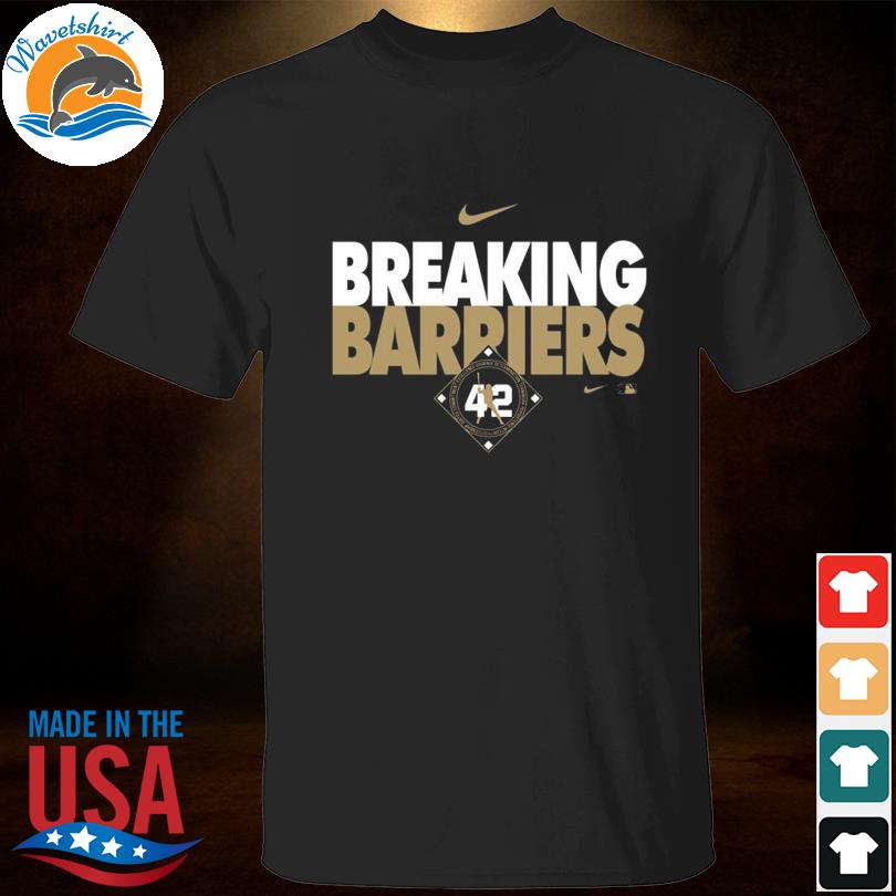 Breaking barriers 42 shirt, hoodie, sweater, long sleeve and tank top