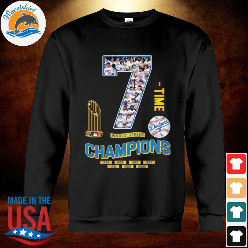 Los Angeles Dodgers 7x world series champions 2022 T-shirt, hoodie