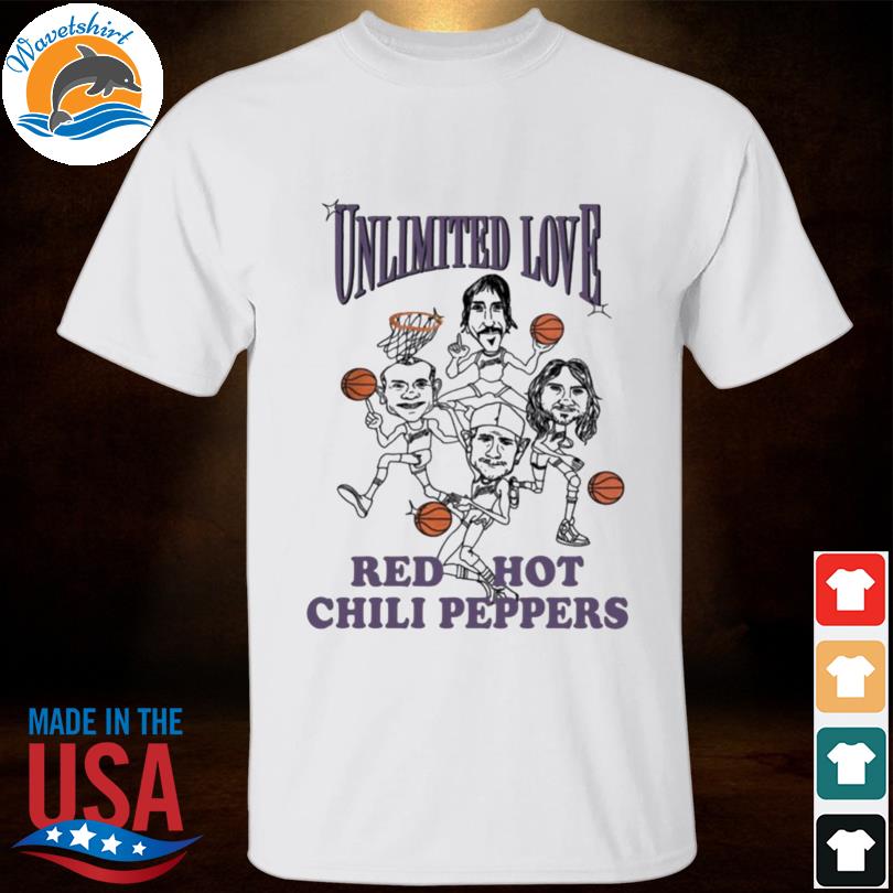 Los Angeles Lakers Unlimited Love Red Hot Chili Peppers T-Shirt