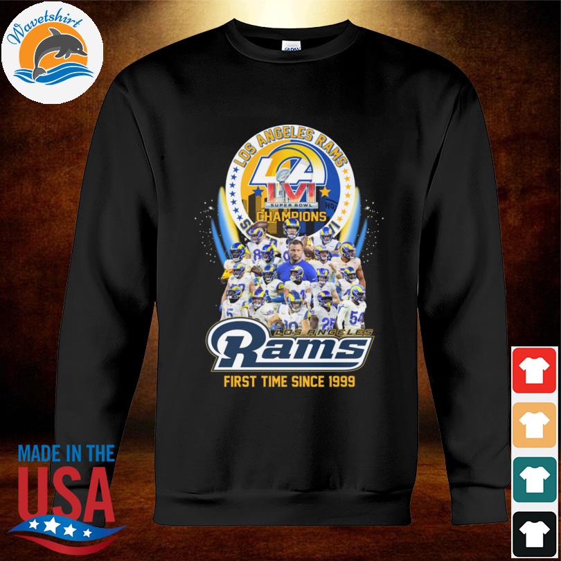 Los angeles rams super bowl 2022 champions first time since 1999 shirt,  hoodie, longsleeve tee, sweater