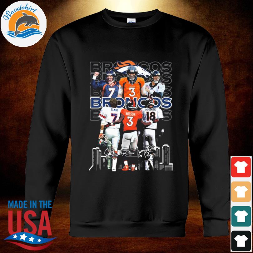 Russell Wilson Denver Broncos signature live art shirt, hoodie, sweater,  long sleeve and tank top