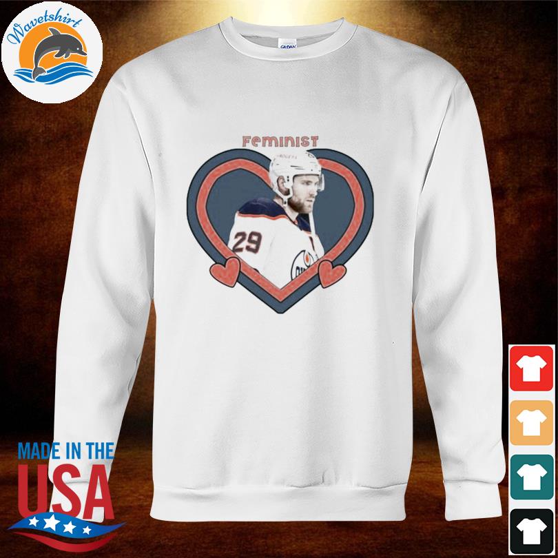 Official Kay Wearing Leon Draisaitl Feminist Terminalhearts T-Shirt,  hoodie, sweater, long sleeve and tank top