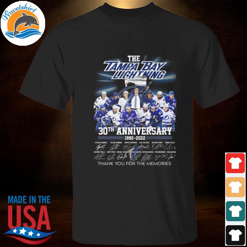 The Tampa Bay Lighting 30th Anniversary 1992-2022 t-shirt