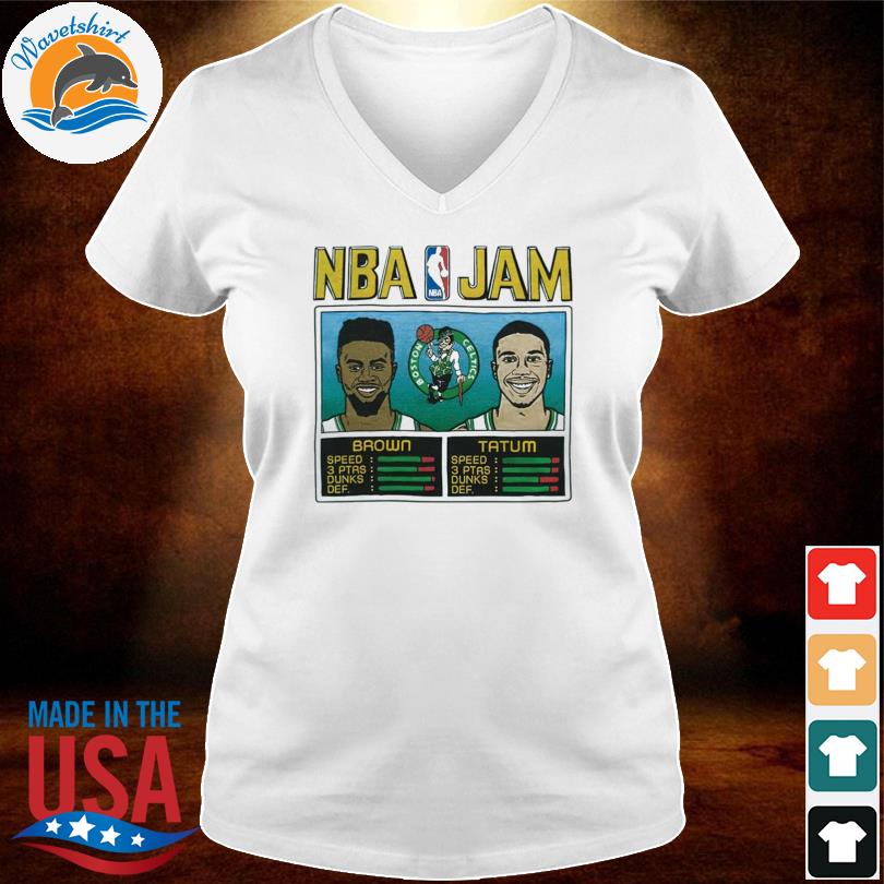 Taylor snow nba jam celtics brown and tatum shirt, hoodie, sweater, long  sleeve and tank top