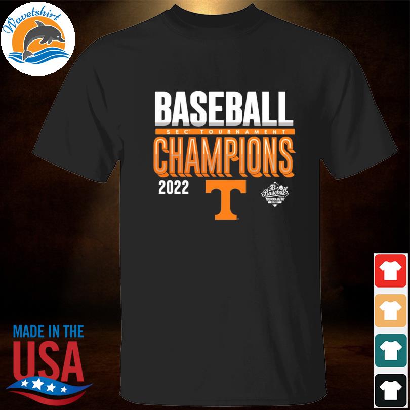 Tennessee volunteers 2022 baseball sec tournament champions shirt