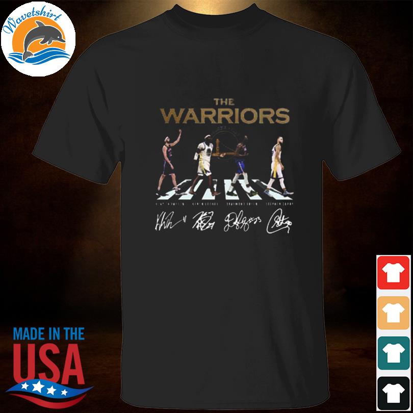 The warriors abbey road signatures 2022 shirt
