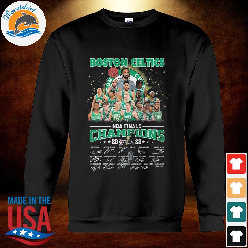 Boston Celtics NBA 2022 Eastern Conference Champions Signatures Shirt,  hoodie, sweater, long sleeve and tank top