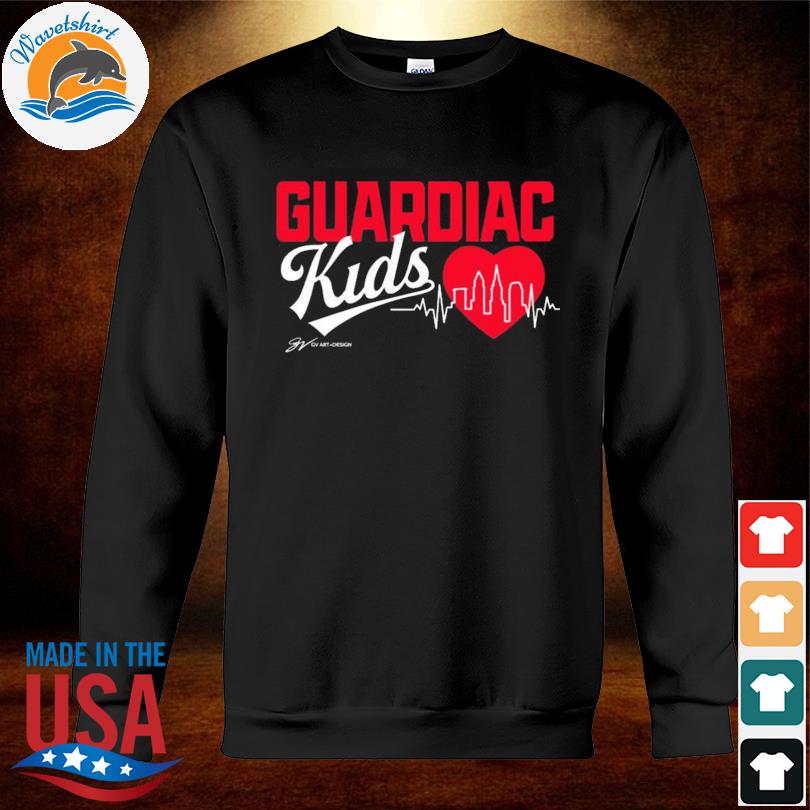 Cleveland guardians kids heartbeat shirt, hoodie, longsleeve tee