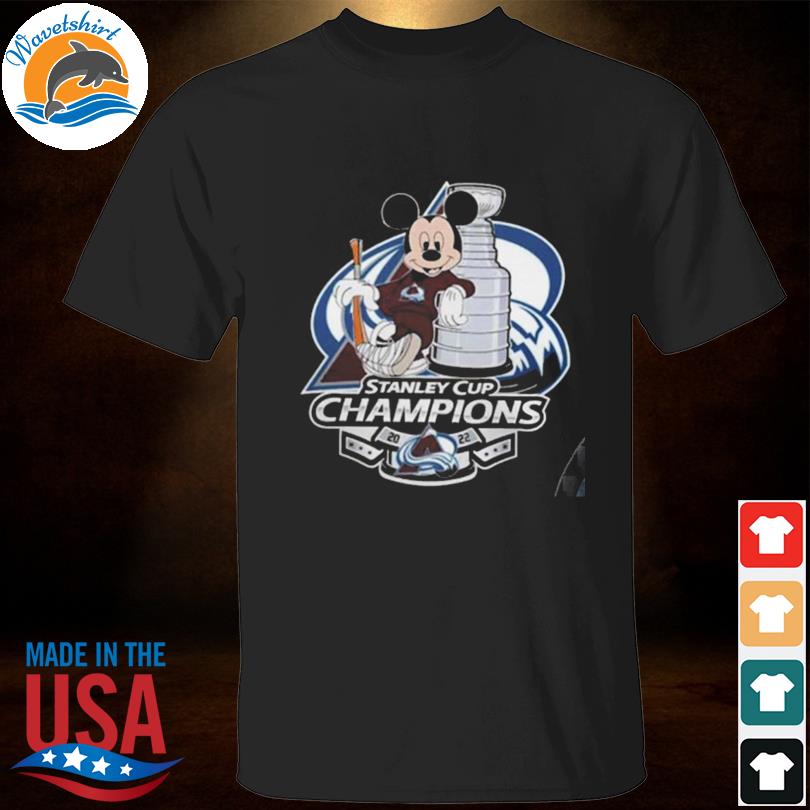 Mickey Mouse Colorado Avalanche 2022 Stanley Cup Champions Shirt