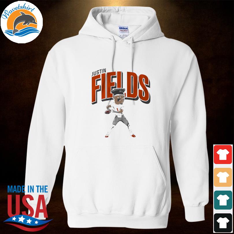 Justin Fields Chicago Bears Caricature shirt, hoodie, sweater, long sleeve  and tank top