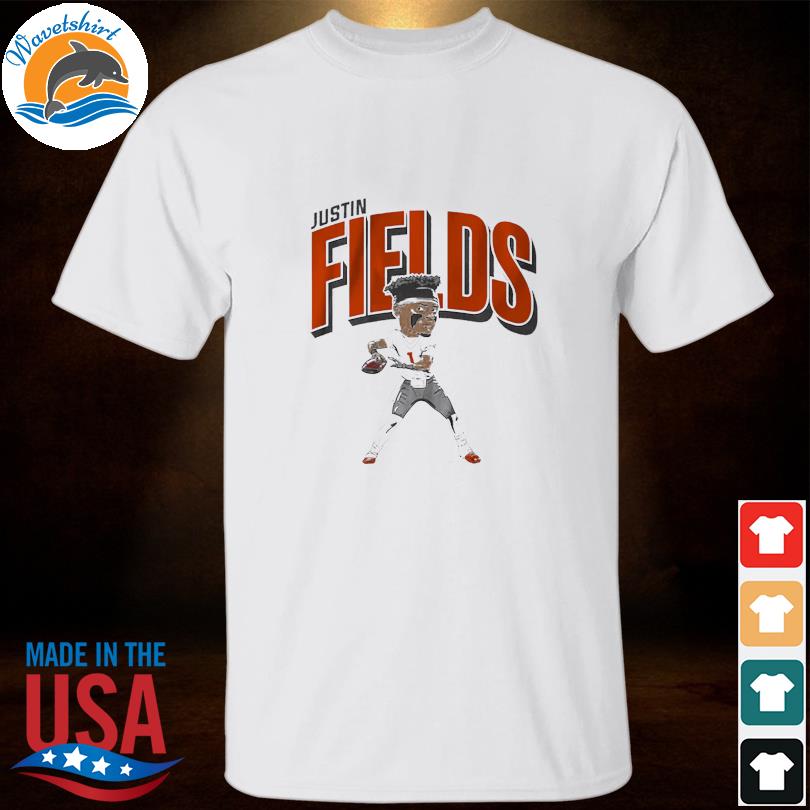 Chicago Bears Justin Fields Caricature Shirt, hoodie, sweater, long sleeve  and tank top