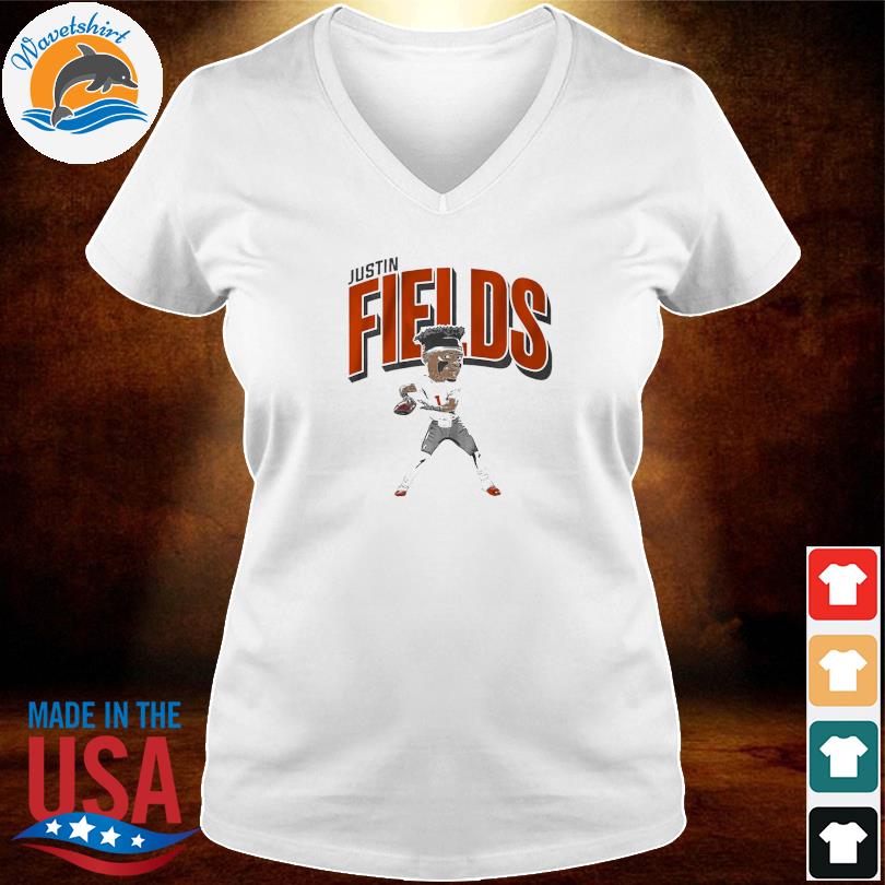 Official chicago Bears Justin Fields T-Shirt, hoodie, tank top, sweater and  long sleeve t-shirt