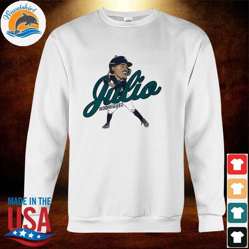 Julio Rodriguez Caricature Shirt, hoodie, sweater, long sleeve and tank top