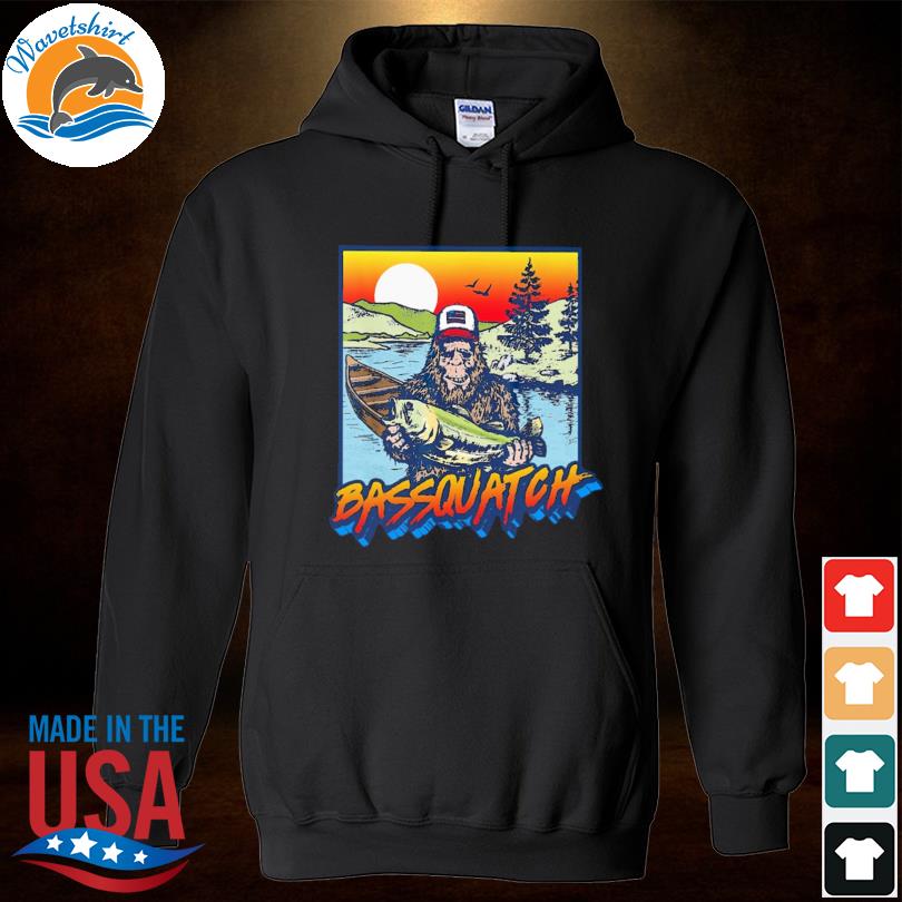 Official Bigfoot bassquatch love fishing s Hoodied