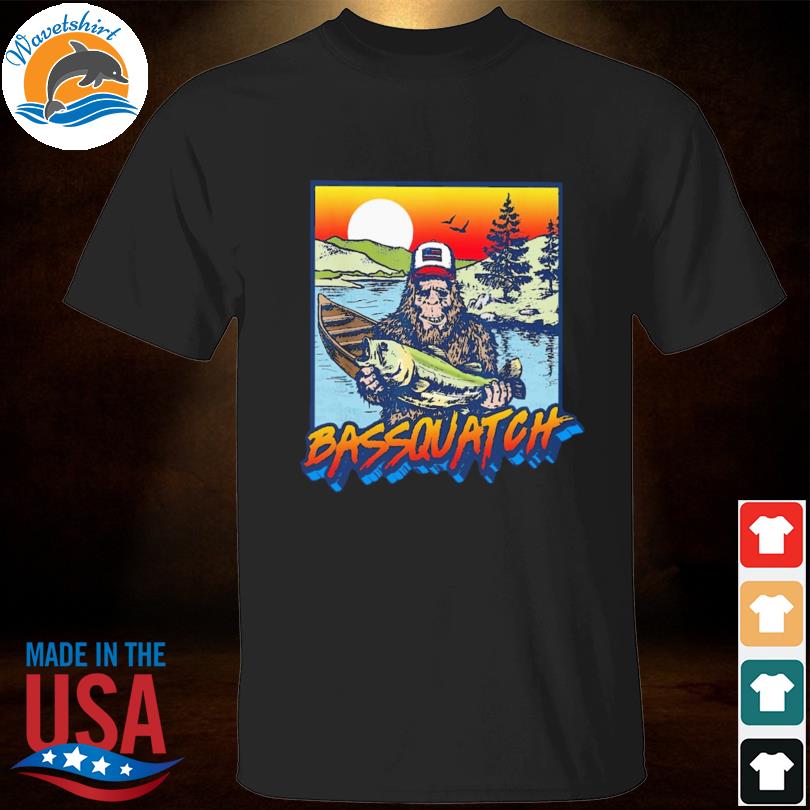 Official Bigfoot bassquatch love fishing shirt