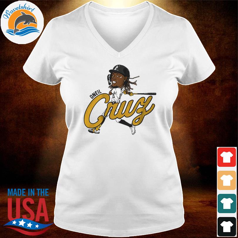 Oneil Cruz: Caricature Shirt + Hoodie - MLBPA Licensed - BreakingT