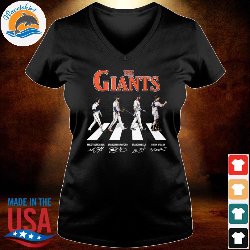 The San Francisco Giants Abbey Road signatures 2022 shirt, hoodie