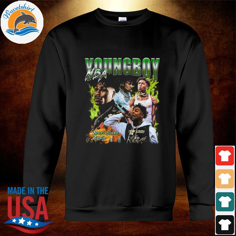 NBA Logo Never Broke Again NBA Youngboy Shirt, hoodie, sweater and long  sleeve