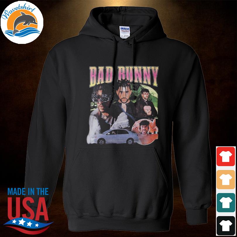 Bad bunny 90s vintage bootleg style rap shirt, hoodie, sweater, long sleeve  and tank top