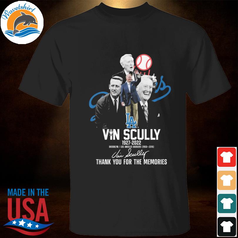 Vin Scully Shirt, Vin Scully Dodgers logo memories Shirt, hoodie