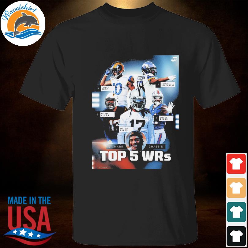 Ja'Marr Chase Top 5 WRs Vintage T-Shirt - Kaiteez